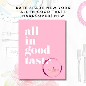 kate spade new york: all in good taste | Hardcover | New